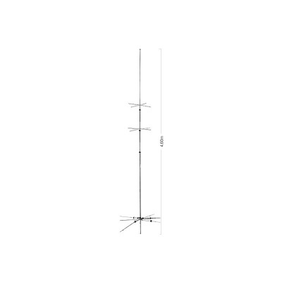 Antenas Base HF Vertical  Multibanda DIAMOND CP6SR - 6-10-15-20-40-80 mts.