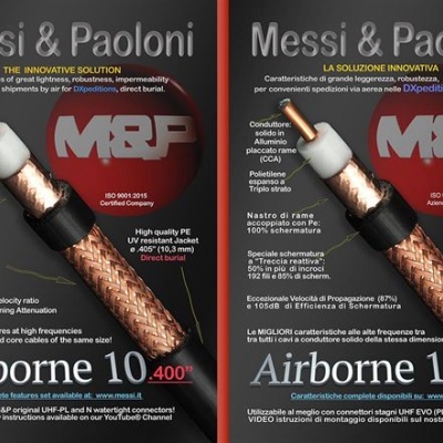 Cabo  Coaxial  50  Ohms  AIRBORNE 10 M&P
