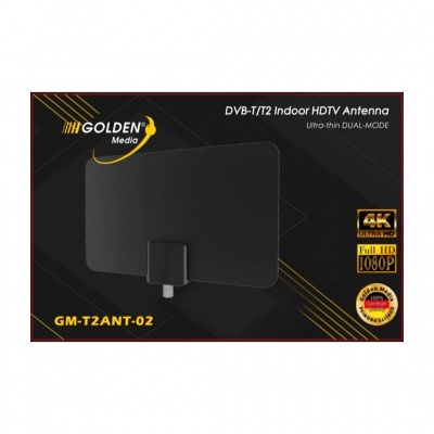 Antena terrestre interior A5 DVB-T2 Golden Media