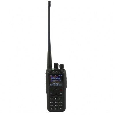 Rádio Portátil Dual Band  Anytone   D878UV-II PLUS  DMR (Tier I e Tier II) APRS e Bluetooth