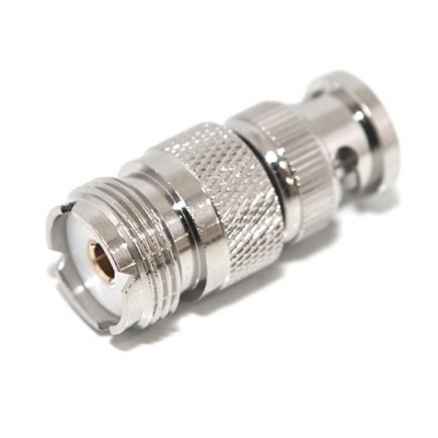 Adaptadora BNC Macho | PL 259 UHF Fêmea