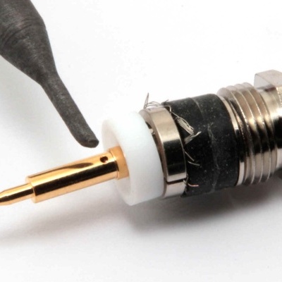 Conector Tipo N  Macho Cabo H-155 (Gold Contact)  N-155-STG - N  Pinos Made in Germany