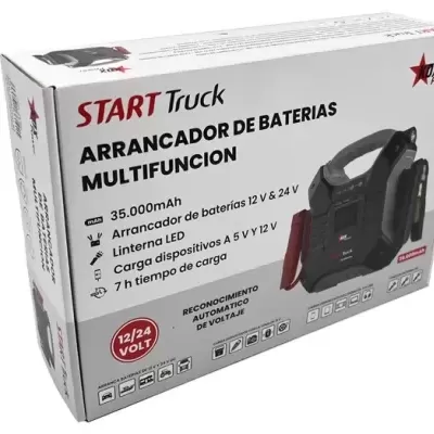 Arrancador de Bateria KDX-Power START Truck, Battery Starter 12/24V 35.000 mAh