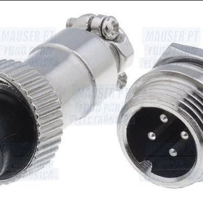 Microfone Dinamico Albrecht  DMC-520/4P  rádio CB/27hz