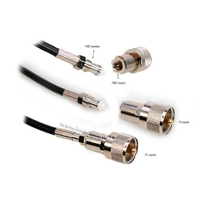 Adaptadora FME Fêmea | PL 259 UHF Macho