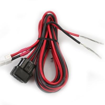 Cabo de alimentação  YAESU - Com 2x Fusível 4 Pinos   + Conector 4 Pinos  13.8V/24V  DC