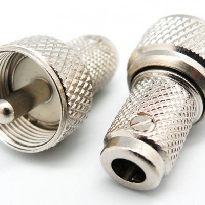 Modelos de Conectores  Macho UHF/PL 259   Cabo RG-58, RG-213,LMR400 (Torção/Bucim/Cravar)