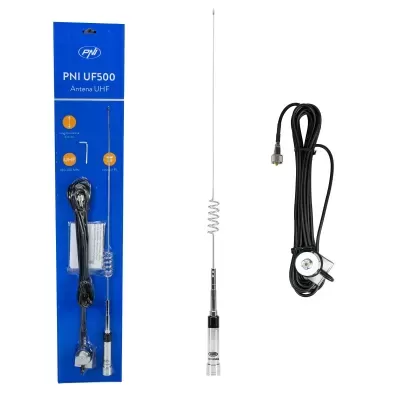 Antena Monobanda Móvel UHF PNI UF500 ANTENA MÓVEL COM BASE DO CAPÔ
