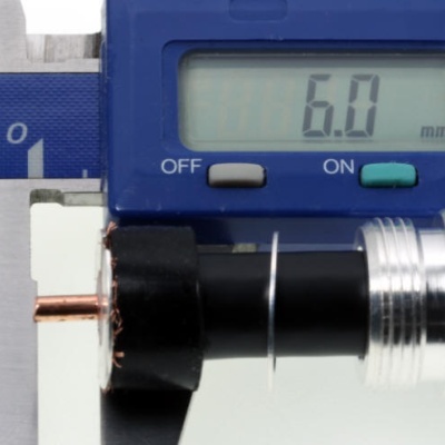 Conector Tipo N  Macho Cabo LMR-400 / RG-213 - Ref N-AIR  2  Pinos Made in Germany (Corpo Robusto)