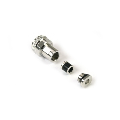 Conector  Macho PL-259 MACHO MESSI & PAOLON - Cabo RG-58   (Soldar/Torção) HQ 5.0mm