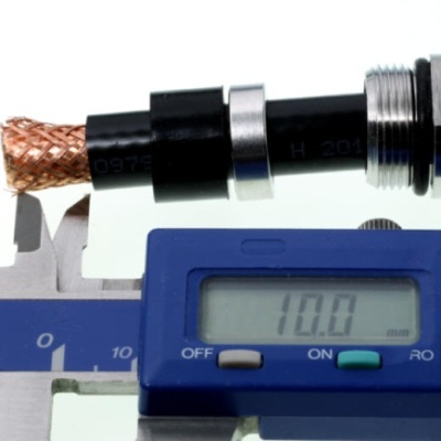 Conector Tipo N  Macho CRAVAR  Cabo  RG-213, AIRCOM, LMR-400 - Teflon Ref EG3920