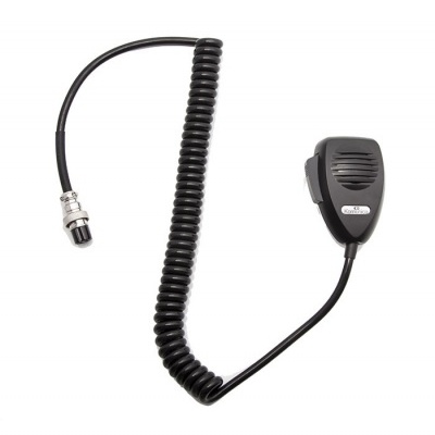 Microfone Rádio CB  Eletrete  KOMUNICA  DM-520-6P-U&D (NS) E DM-518 U&D - Compativel President Micro DNC520 6 Pinos