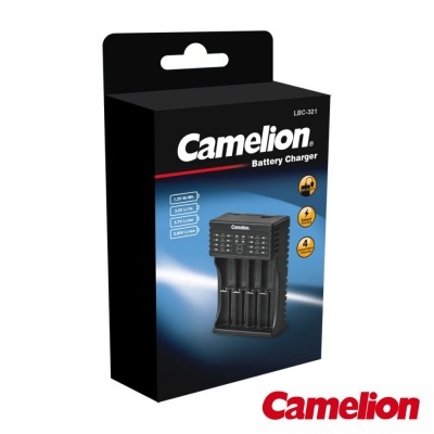 Cargador de Pilhas UNIVERSALMULTIFUNÇÕES LI-ION/NI-MH/LI-FE CAMELION LBC-321