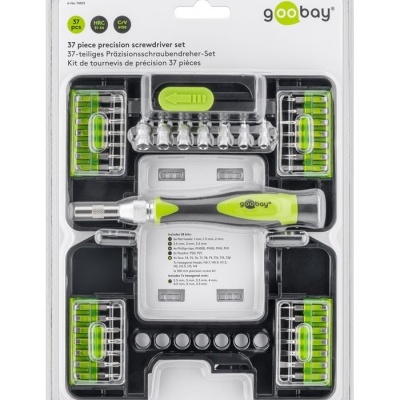 PARAFUSADEIRA DE PRECISÃO COM 37 ACESSÓRIOS GooBay 74003