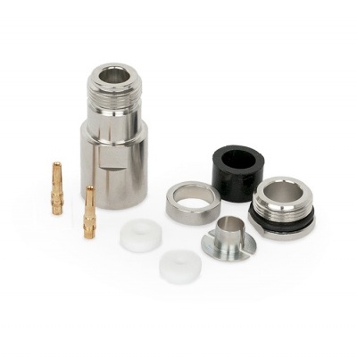 Conector Tipo N  Fêmea  Cabo  RG-213, AIRCOM - Teflon