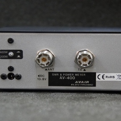 Medidor  Ondas Estacionárias  SWR HF/VHF/UHF AVAIR AV-400 PL e Tipo N