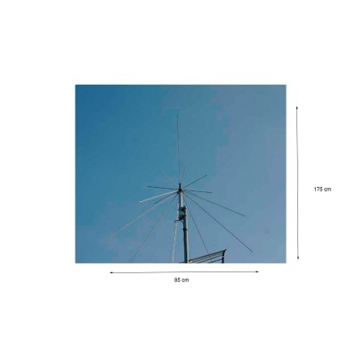 Antena Base RX banda Larga Scanner MOONRAKER | FALKOS | KOMUNICA  D-130
