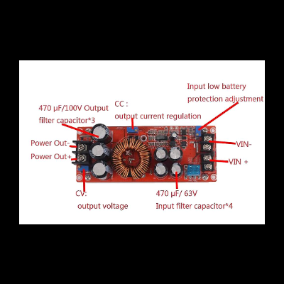 Conversor de Tensão  CC/CC  1200w  Ref DI9173
