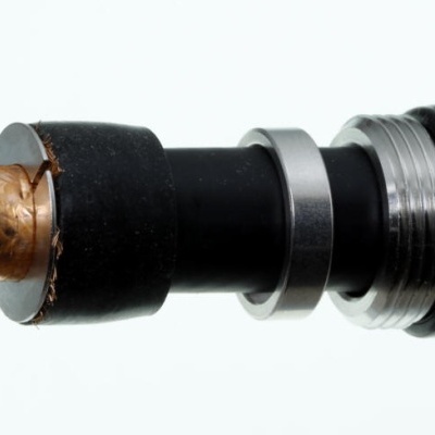 Conector Tipo N  Macho Cravar Cabos  Ecoflex 10 +  H 1000  LMR 400 N 21 CR  Made in Germany