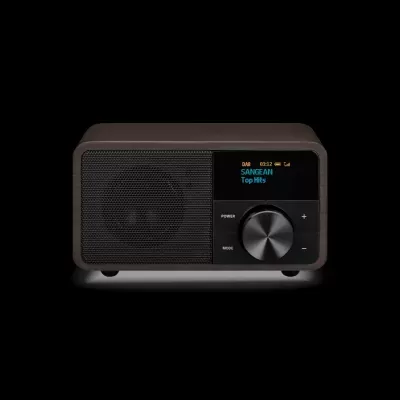 Receptores/Scanner Sangean DDR-7 Madeira Preta DAB +, Bluetooth e Receptor FM