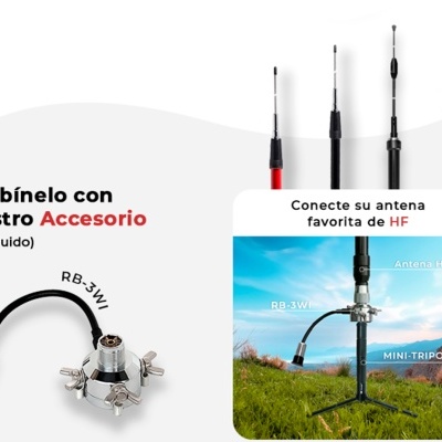 TRIPOD Mini tripé de bolso com rosca universal KOMUNICA PWR-MINI-TRIPOD