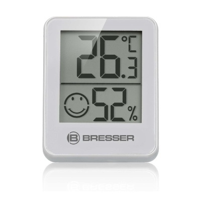 Indicador Bresser Clima Temperatura e Higrómetro  branco 3 peças