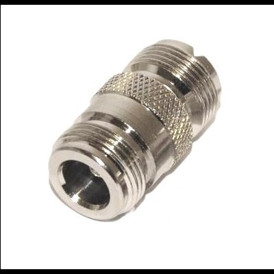 Adaptadora Tipo N   Fêmea  | PL UHF  Fêmea -Teflon