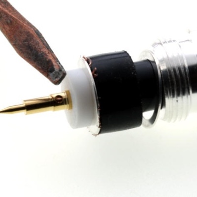 Conector Tipo N  Macho Cabo LMR-400 / RG-213 - Ref N-AIR  2  Pinos Made in Germany (Corpo Robusto)