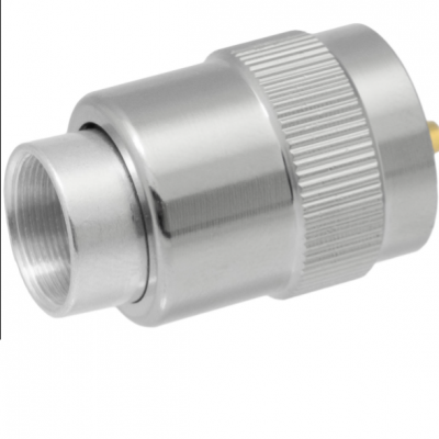 Conector Macho  PL 259/6  cabo RG-58  e  RG-213, (Soldar/Torção)  Teflon