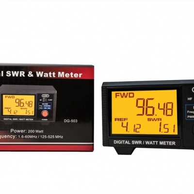 Medidor  Ondas Estacionárias CB/HF/VHF/UHF 200w  NISSEI DG-503 | Tipo Pl-259 e Tipo N