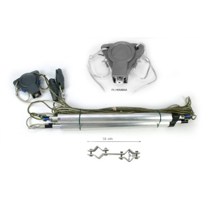 Antena Base CB Dipolo LEMM  AT-43 (11 e 45 M)