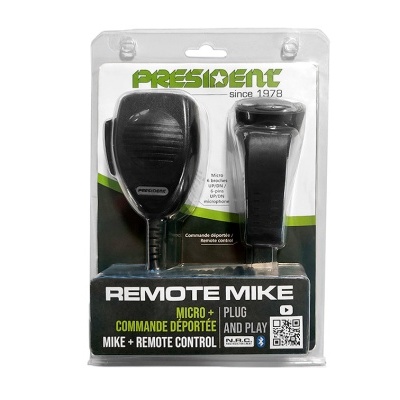 Microfone de mão  PRESIDENT REMOTE MIKE ACFD-602