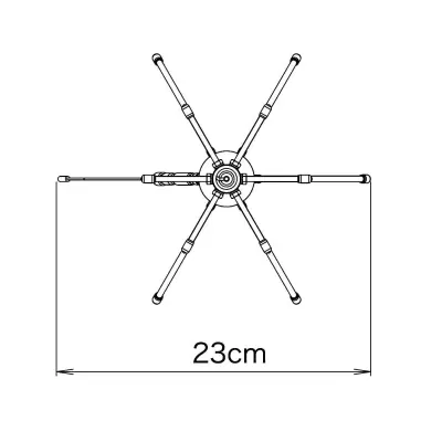 Antena Móvel RX banda Larga Scanner DIAMOND D220S