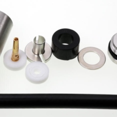 Conector fêmea N para Aircell 7 UG-227/7 - Cabo ULTRAFLEX-7, HYPERFLEX-7, AIRCELL7, HF-2500   (Soldar/Torção) HQ 7.3mm