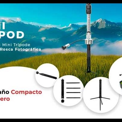 TRIPOD Mini tripé de bolso com rosca universal KOMUNICA PWR-MINI-TRIPOD