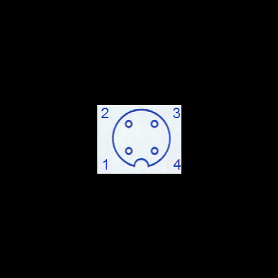 Microfone Dinamico Albrecht  DMC-520/4P  rádio CB/27hz