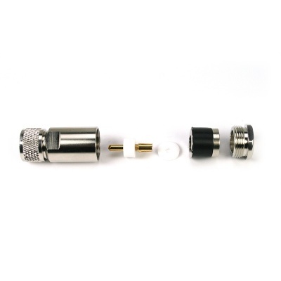 Conector  Macho PL-259 MACHO MESSI & PAOLON - Cabo HYPERFLEX-13 (Soldar/Torção) HQ 12.7mm