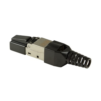 Ficha de Rede RJ45 STP CAT6A  fio 26AWG...22AWG  Logilink Certificada 0044
