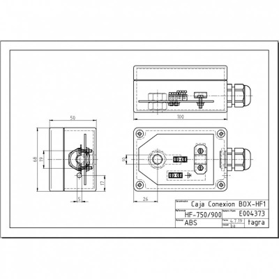 Antenas Base HF Vertical Fibra Multibando Tagra HF-600 1.4-30 Mhz 600W 6 m en 2 tramos