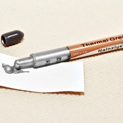 Pasta Térmica Dissipadora Branca Silicone  HY710 1Gr