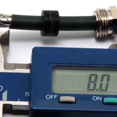 Conector Tipo N  Macho Cabo H-155 (Gold Contact)  N-155-STG - N  Pinos Made in Germany