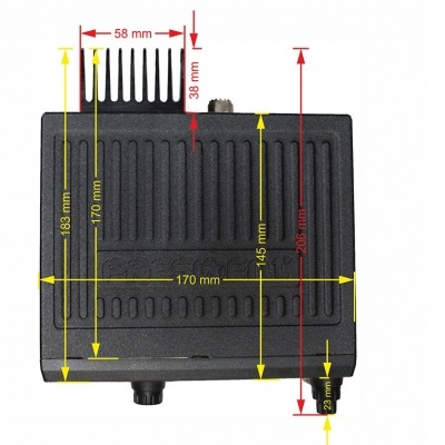 Rádio CB  27Mhz/11m  Presidente MCKINLEY - AM/FM/SSB  Multinormas