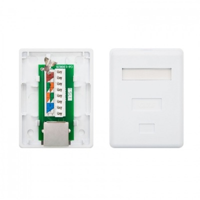 Tomada de Superfície  Rede  1xRJ45  CAT6  FTP