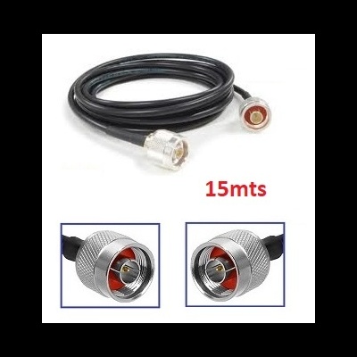 Cabo Coaxial  Pré Montado tipo N  Cabo  Ultraflex 7 / 5D-FB  1XN (M) + 1XN(M) 5 e 15 Metros