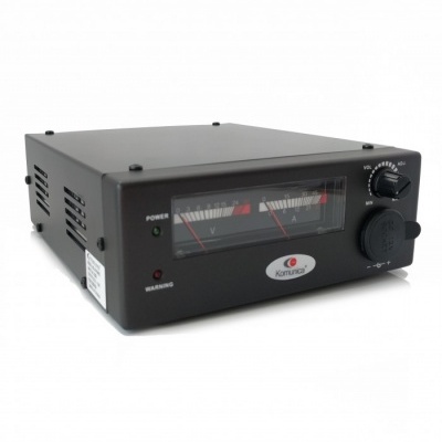 Fonte de Alimentação  220VAC AV-845-Z  45A ajustável (0-24V) + instrumentos KOMUNICA