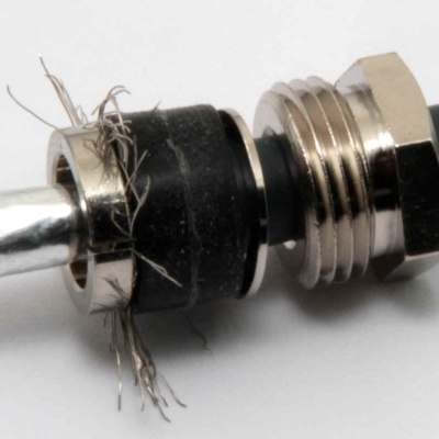 Conector Tipo N  Macho Cabo H-155 (Gold Contact)  N-155-STG - N  Pinos Made in Germany