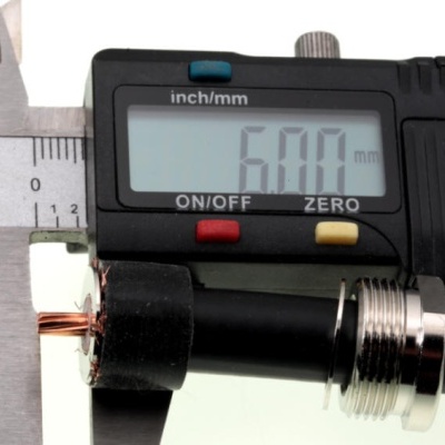 Conector Tipo UHF PL-259  Fêmea  PL-23-TG  Made in Germany