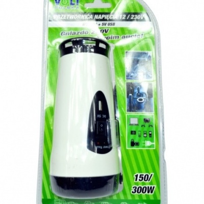 Inversor Onda Trapezoidal  DC/AC - 12Vdc to 230Vac  DELTA 150w