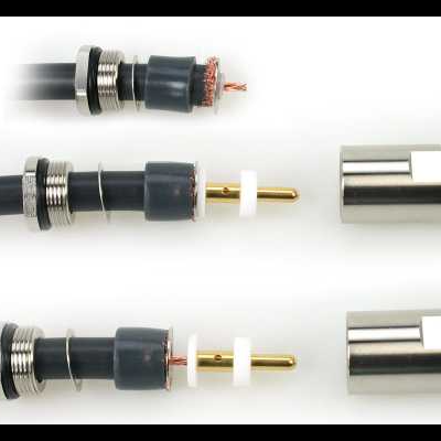 Conector  Macho Tipo N MACHO  cabo LMR-400 - 10.3mm | Sem Soldar