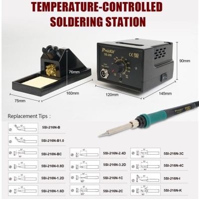 Estação De Soldar 60W PROSKIT SS-206B